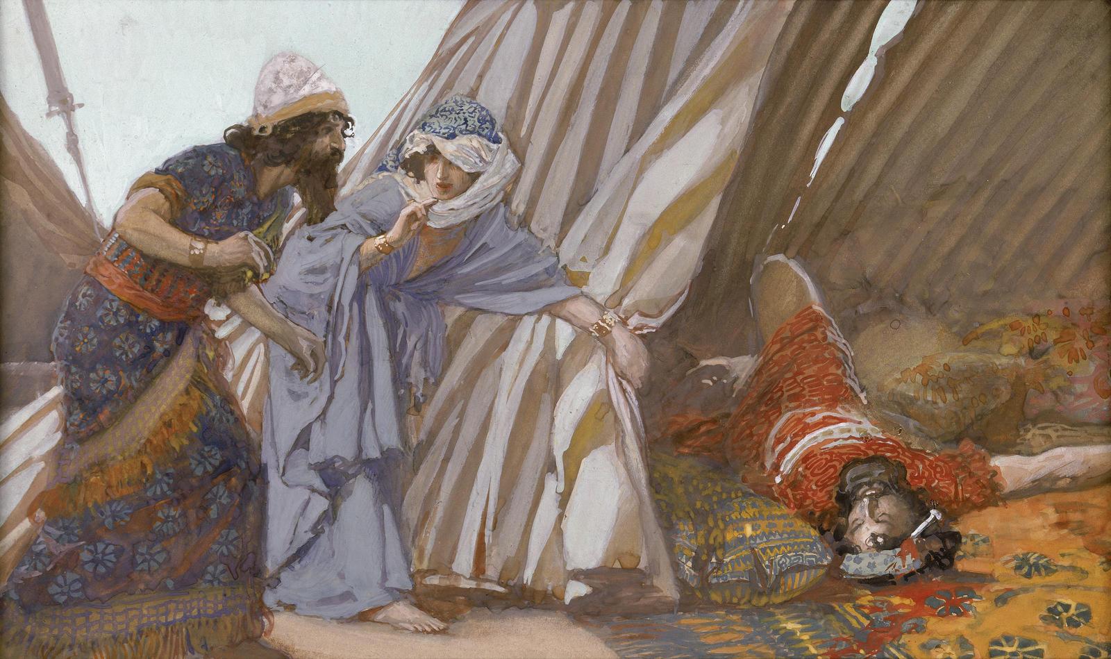 雅億展示西西拉被殺後的屍體。（圖／The Jewish Museum）